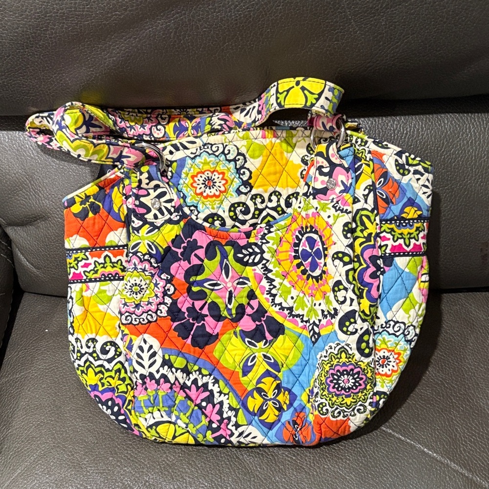 Vera Bradley colorful printed glenna bag (see comments)